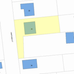26 Owatonna St, Newton, MA 02466 plot plan