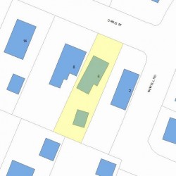 6 Orris St, Newton, MA 02466 plot plan