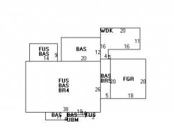 36 Bruce Ln, Newton, MA 02458 floor plan