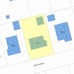 59 Athelstane Rd, Newton, MA 02459 plot plan