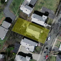 55 Rangeley Rd, Newton, MA 02465 aerial view