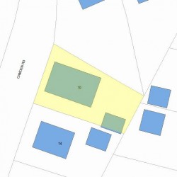 10 Camden Rd, Newton, MA 02466 plot plan