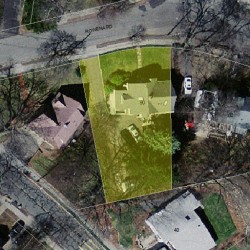 90 Rowena Rd, Newton, MA 02459 aerial view