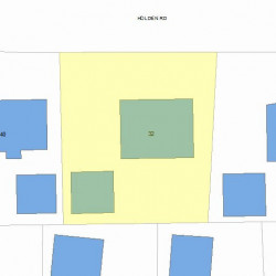 32 Holden Rd, Newton, MA 02465 plot plan