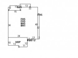 283 Highland Ave, Newton, MA 02465 floor plan