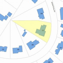 222 Baldpate Hill Rd, Newton, MA 02459 plot plan