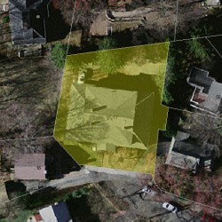 17 Weldon Rd, Newton, MA 02458 aerial view