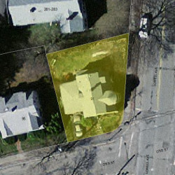 91 Otis St, Newton, MA 02460 aerial view