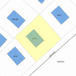 39 Bryon Rd, Boston, MA 02467 plot plan