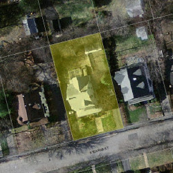 47 Stearns St, Newton, MA 02459 aerial view