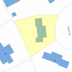 17 Ascenta Ter, Newton, MA 02465 plot plan