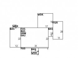 26 Pierrepont Rd, Newton, MA 02462 floor plan