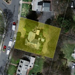 12 Wamesit Rd, Newton, MA 02468 aerial view