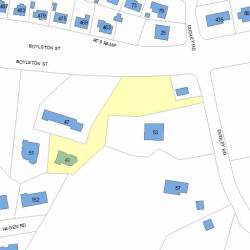 49 Dudley Rd, Newton, MA 02459 plot plan