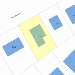 24 Braeland Ave, Newton, MA 02459 plot plan