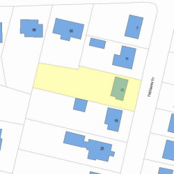 15 Freeman St, Newton, MA 02466 plot plan