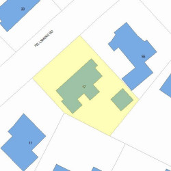 17 Fellsmere Rd, Newton, MA 02459 plot plan