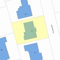 20 Ferncroft Rd, Newton, MA 02468 plot plan