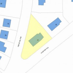 25 Lakeview Ave, Newton, MA 02460 plot plan