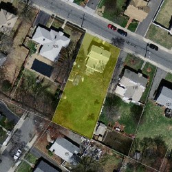 111 Adams Ave, Newton, MA 02465 aerial view