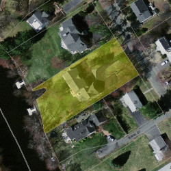 19 Bernard St, Newton, MA 02461 aerial view