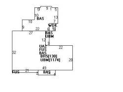 487 Ward St, Newton, MA 02459 floor plan