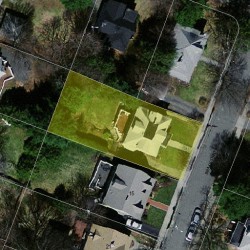 11 Bradford Rd, Newton, MA 02461 aerial view