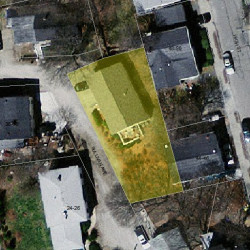 27 Sullivan Ave, Newton, MA 02464 aerial view