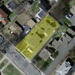 236 Nevada St, Newton, MA 02460 aerial view