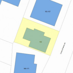 159 Charlesbank Rd, Newton, MA 02458 plot plan