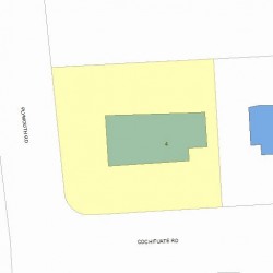 4 Cochituate Rd, Newton, MA 02461 plot plan