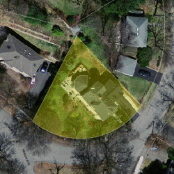 81 Varick Rd, Newton, MA 02468 aerial view