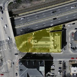 288 Walnut St, Newton, MA 02460 aerial view