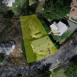 67 Walnut Hill Rd, Newton, MA 02459 aerial view