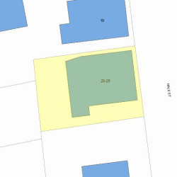 23 Hale St, Newton, MA 02464 plot plan