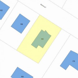 160 Elgin St, Newton, MA 02459 plot plan