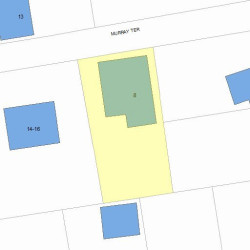 8 Murray Ter, Newton, MA 02465 plot plan