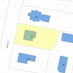 558 Grove St, Newton, MA 02462 plot plan