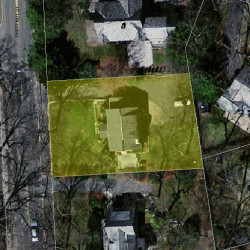 490 Chestnut St, Newton, MA 02468 aerial view