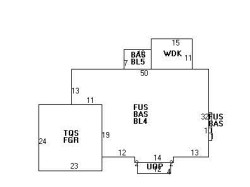 70 Arlo Rd, Newton, MA 02464 floor plan