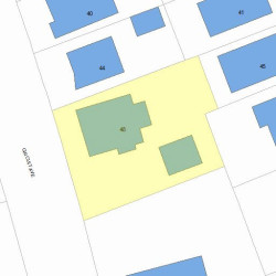 48 Circuit Ave, Newton, MA 02461 plot plan