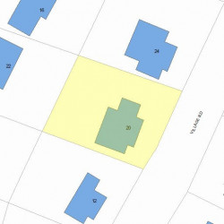 20 Village Rd, Newton, MA 02460 plot plan