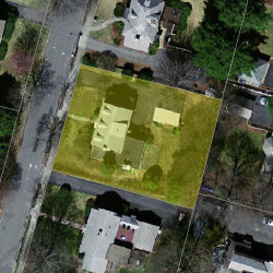 24 Winnetaska Rd, Newton, MA 02468 aerial view