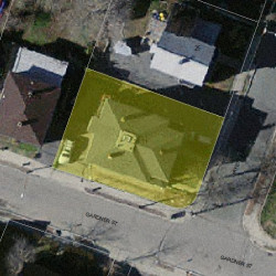 31 Fayette St, Newton, MA 02458 aerial view