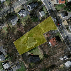 48 Woodward St, Newton, MA 02461 aerial view