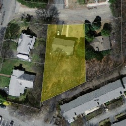11 Gail Rd, Newton, MA 02462 aerial view