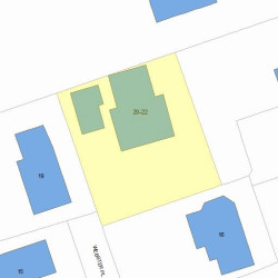 20 Webster Pl, Newton, MA 02465 plot plan