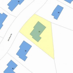 60 Drumlin Rd, Newton, MA 02459 plot plan