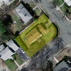 60 Crehore Dr, Newton, MA 02462 aerial view