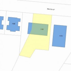1180 Beacon St, Newton, MA 02461 plot plan